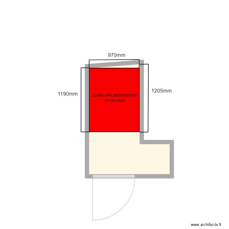 VACANT GRENOUILLES / A04. Plan de 1 pièce et 2 m2