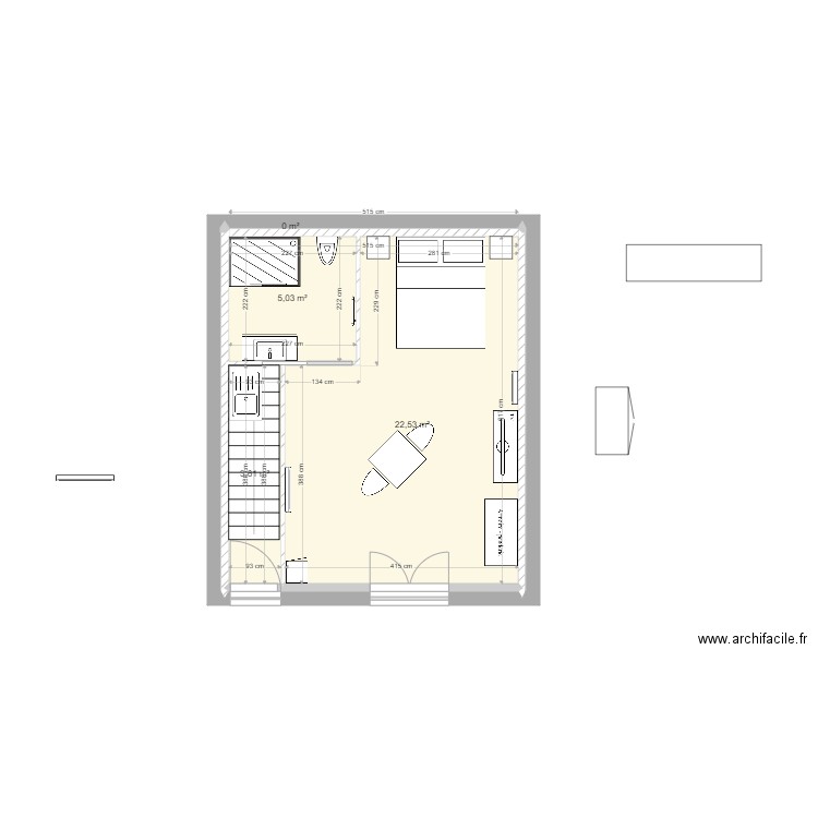 grange 1b. Plan de 0 pièce et 0 m2