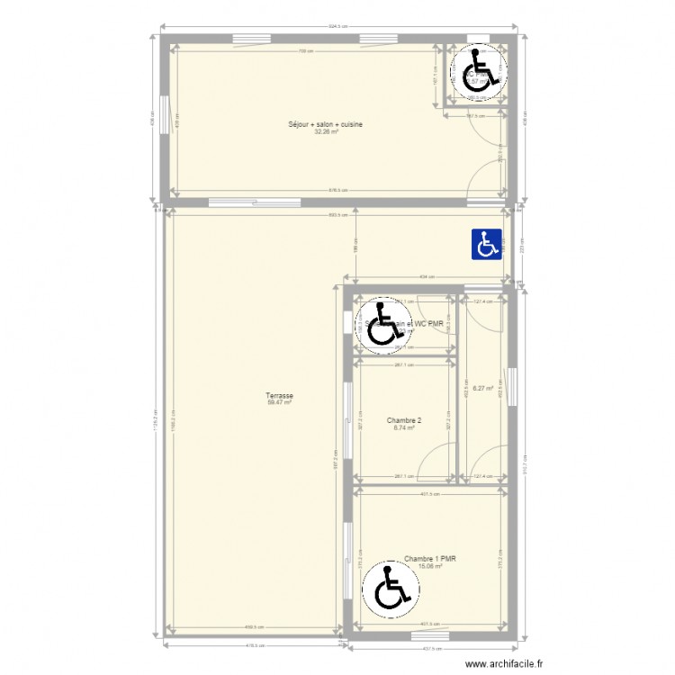Plan projet camping sous le moulin  GreenCottages. Plan de 0 pièce et 0 m2