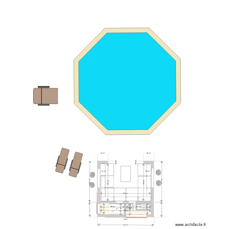 Epina Pool House 1. Plan de 0 pièce et 0 m2