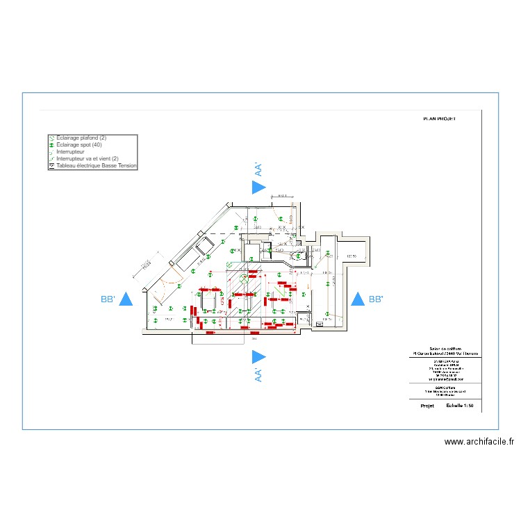 GM COIFFURE spot. Plan de 0 pièce et 0 m2