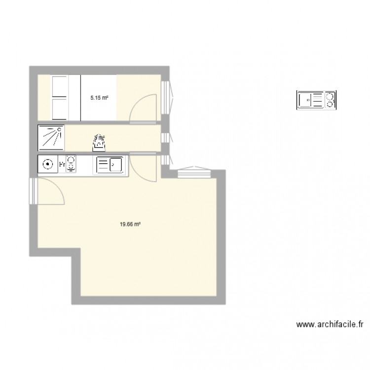 appartement01. Plan de 0 pièce et 0 m2