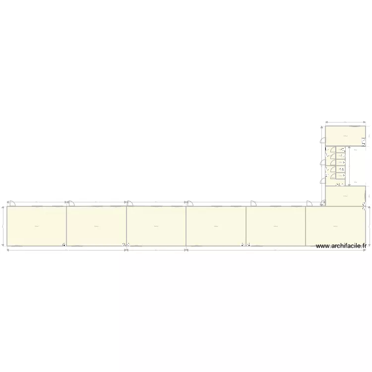 Chouettes Architectes location. Plan de 