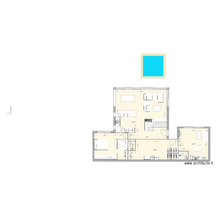 PROJET MAISON CED3. Plan de 0 pièce et 0 m2