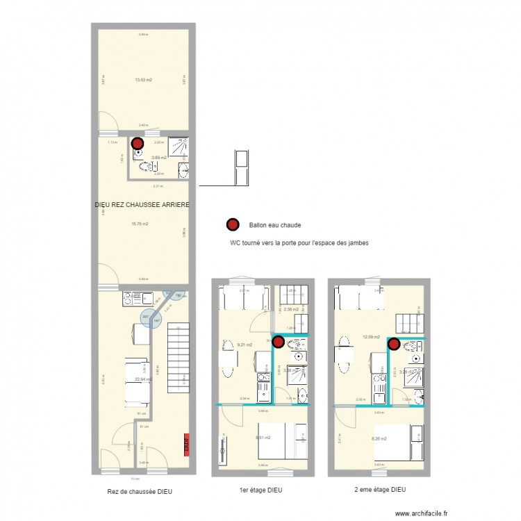 DIEU plans version basique. Plan de 0 pièce et 0 m2