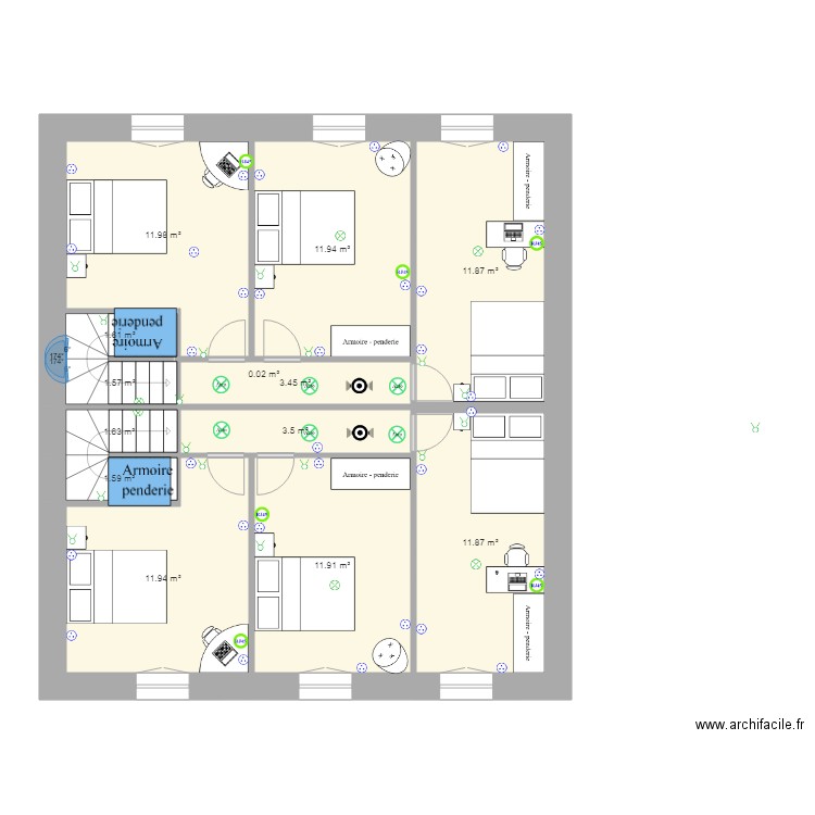 Manu4 bâtiment agricole. Plan de 0 pièce et 0 m2