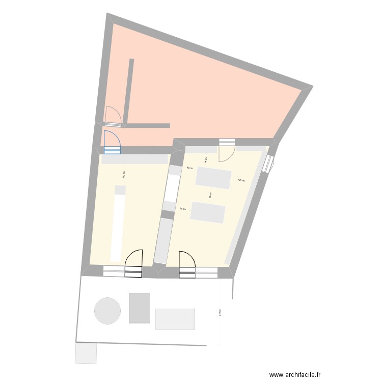 AT EPICERIE DESERT. Plan de 0 pièce et 0 m2