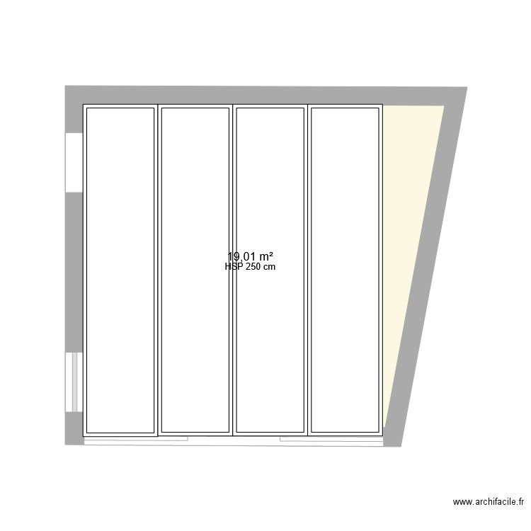 ve2. Plan de 0 pièce et 0 m2