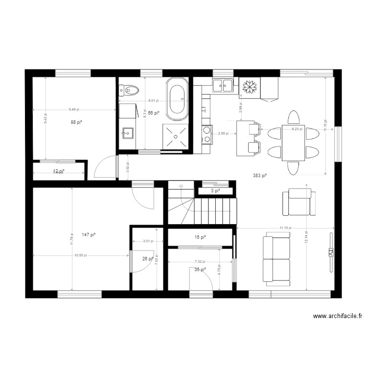 717B Claveau Barrette V2. Plan de 0 pièce et 0 m2