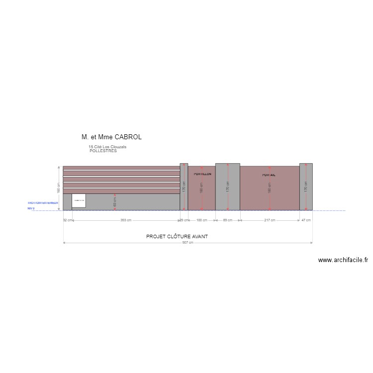 CABROL. Plan de 0 pièce et 0 m2