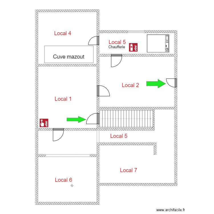 Vaulx  bâtiment C caves. Plan de 0 pièce et 0 m2