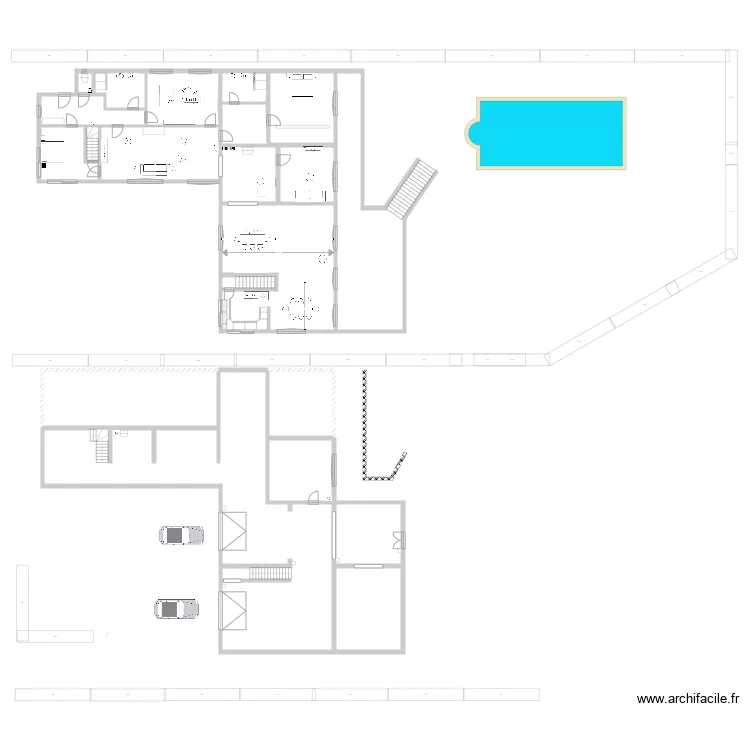 Appartement D3135. Plan de 
