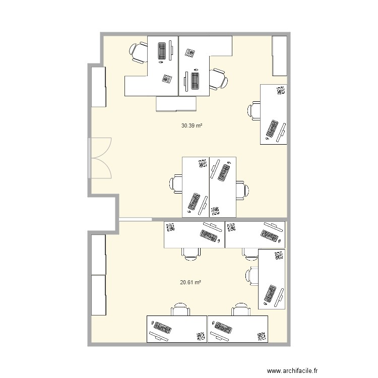 bureau auto. Plan de 0 pièce et 0 m2