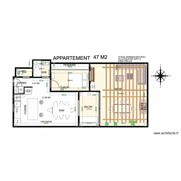 PALATINE4. Plan de PALATINE4. Plan de