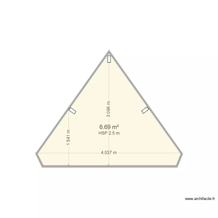 plan coupe Hardelot. Plan de 