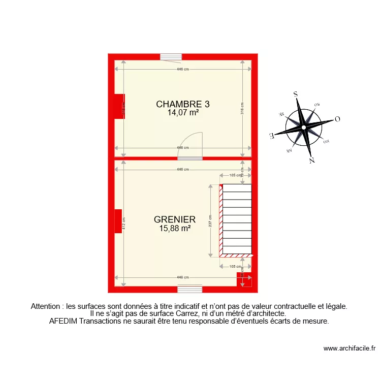 BI 8064 ETAGE 2 PASCAL. Plan de 