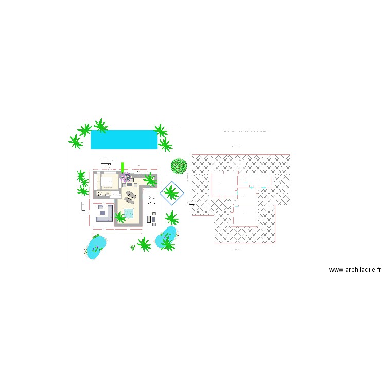 DE DOMENICO NOTTE d. Plan de 4 pièces et 51 m2