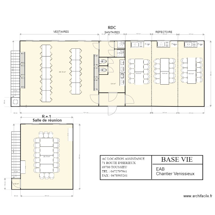 EAB VENISSIEUX. Plan de 0 pièce et 0 m2