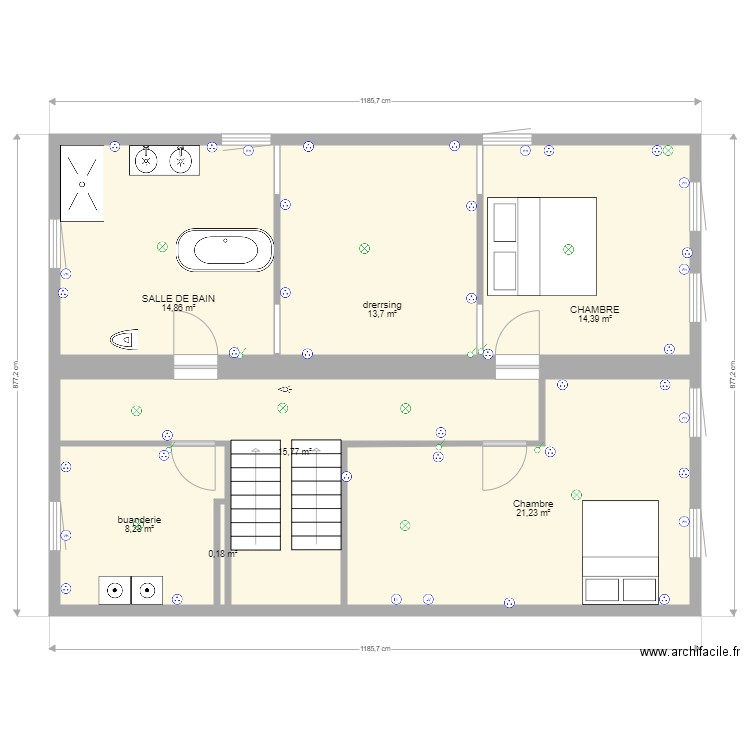 plan  r plus1. Plan de 0 pièce et 0 m2