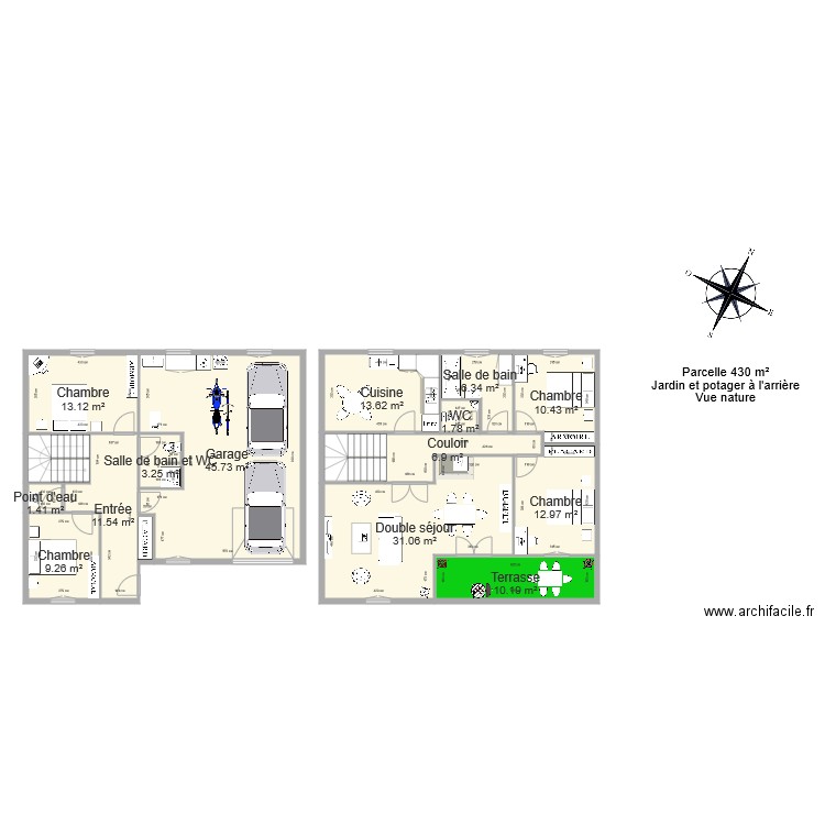BEUCLAIR. Plan de 0 pièce et 0 m2
