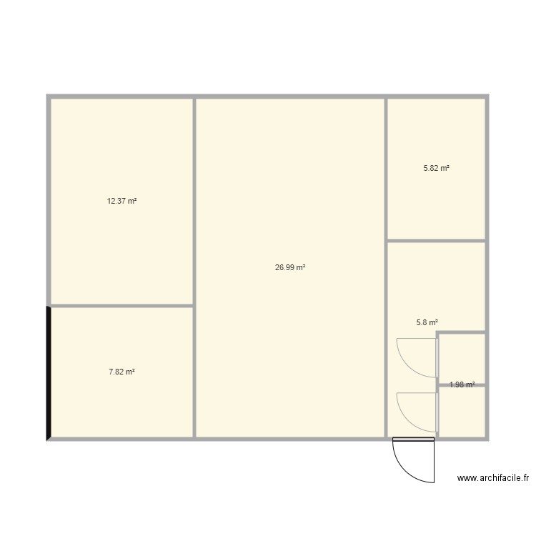 Projet BONNARD. Plan de 0 pièce et 0 m2