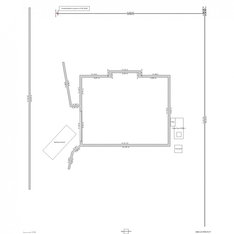 Implant Terrain v4-180. Plan de 0 pièce et 0 m2