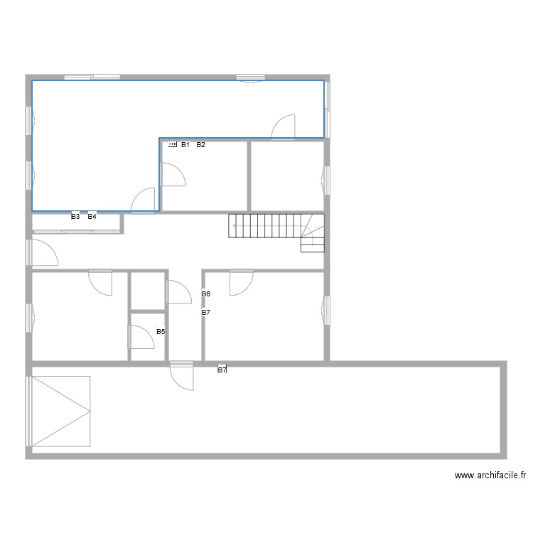 marc rdc. Plan de 0 pièce et 0 m2