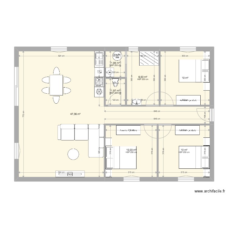 Jerome L. Plan de 7 pièces et 88 m2