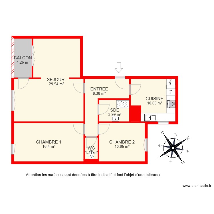 BI 6500 OUAFAE. Plan de 0 pièce et 0 m2