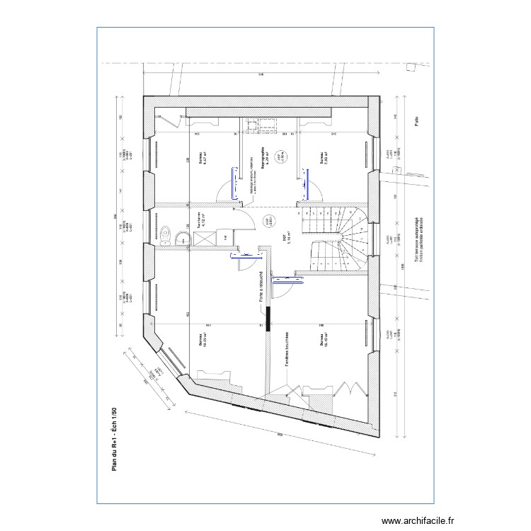 1ER NOTAIRE PACY. Plan de 0 pièce et 0 m2