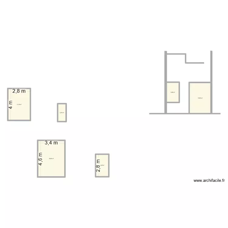 module ecolife. Plan de 6 Pièces et 48 m² module ecolife. Plan de 6 Pièces et 48 m²