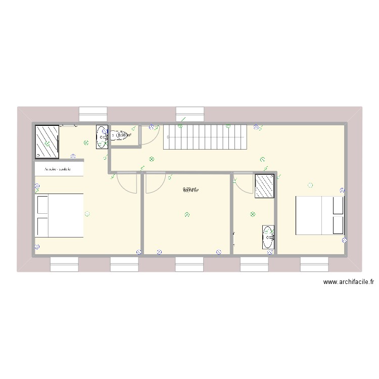 1er étage élec. Plan de 0 pièce et 0 m2