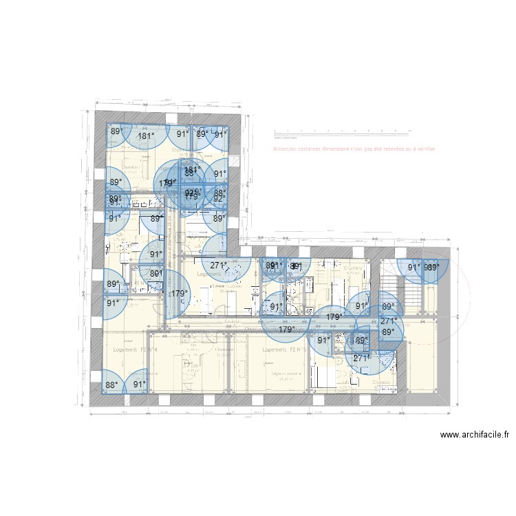 le couvent 10/22. Plan de 19 pièces et 316 m2