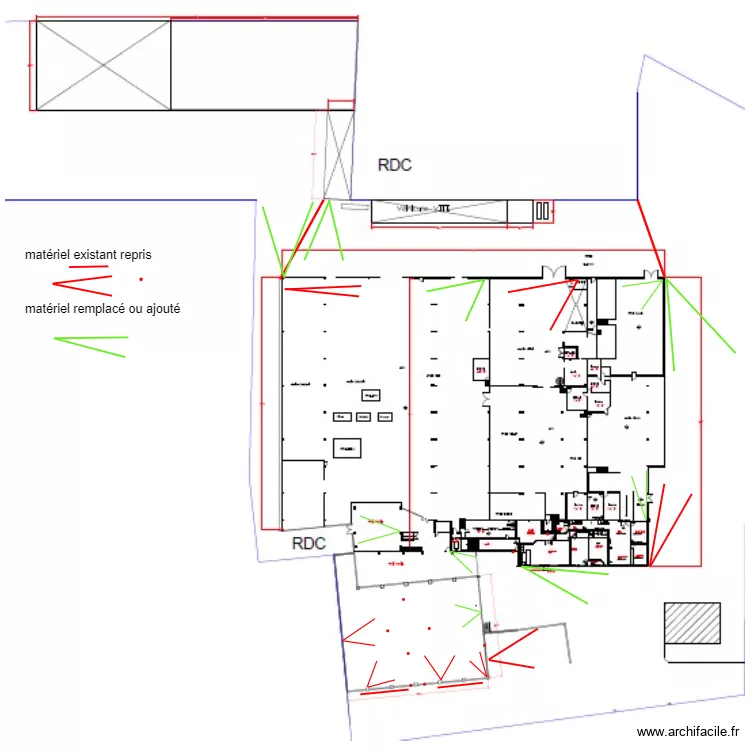 ALABEURTHE INTRUSION. Plan de 