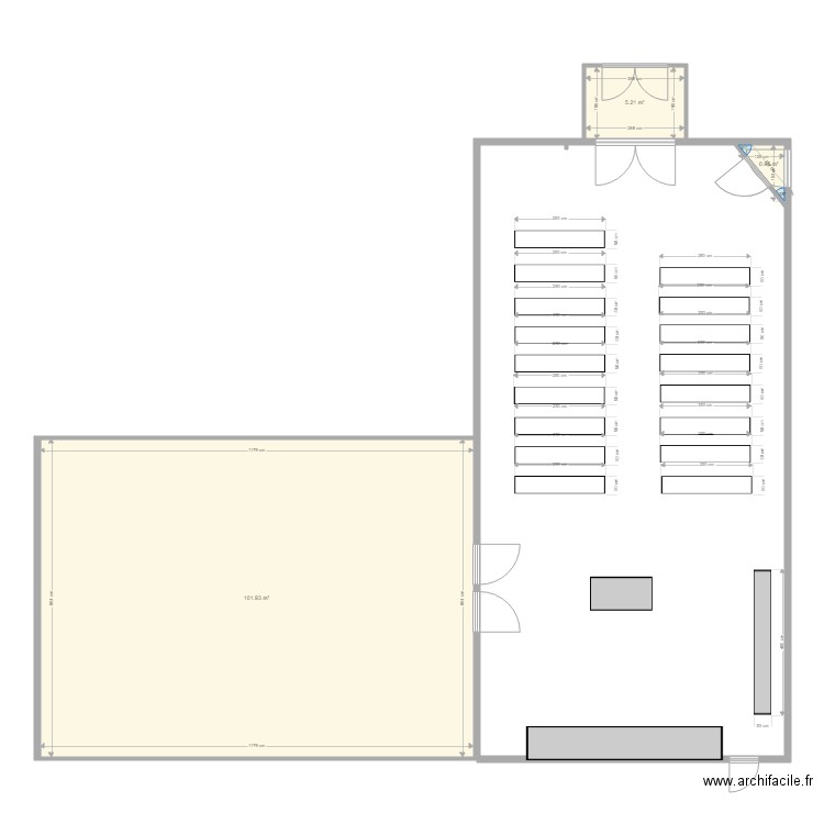 Eglise Chapelle Monastère de la Visitation St Flour. Plan de 0 pièce et 0 m2