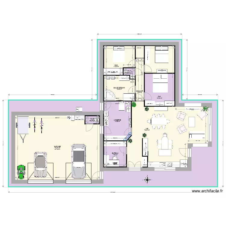 Agn&eacute;s et Alain. Plan de 