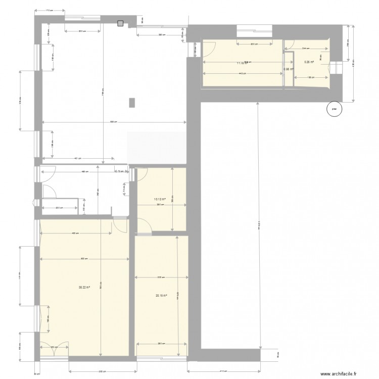 rdc detail. Plan de 0 pièce et 0 m2