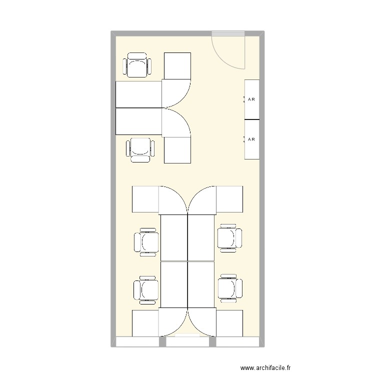 0E 01 09 10 12 c- 140b. Plan de 1 pièce et 39 m2