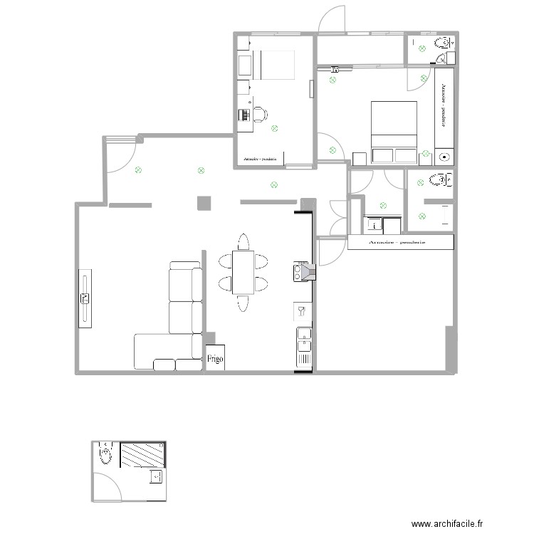plan Sbain Bm. Plan de 0 pièce et 0 m2