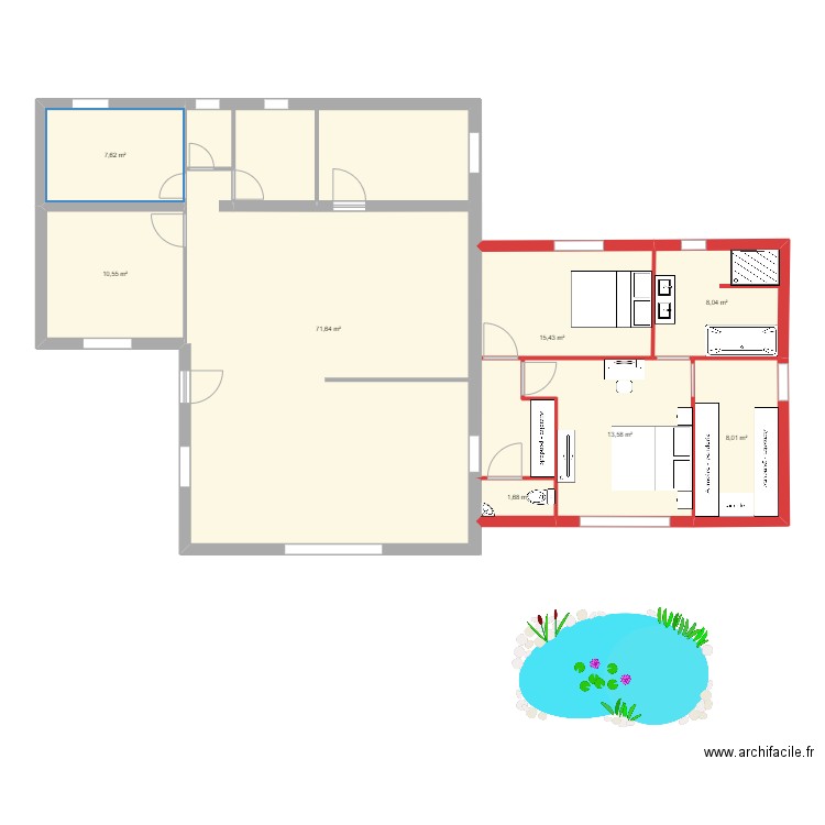 VERSION 2. Plan de 0 pièce et 0 m2