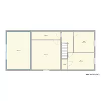 Plan Etage avec grenier+plateau chambres
