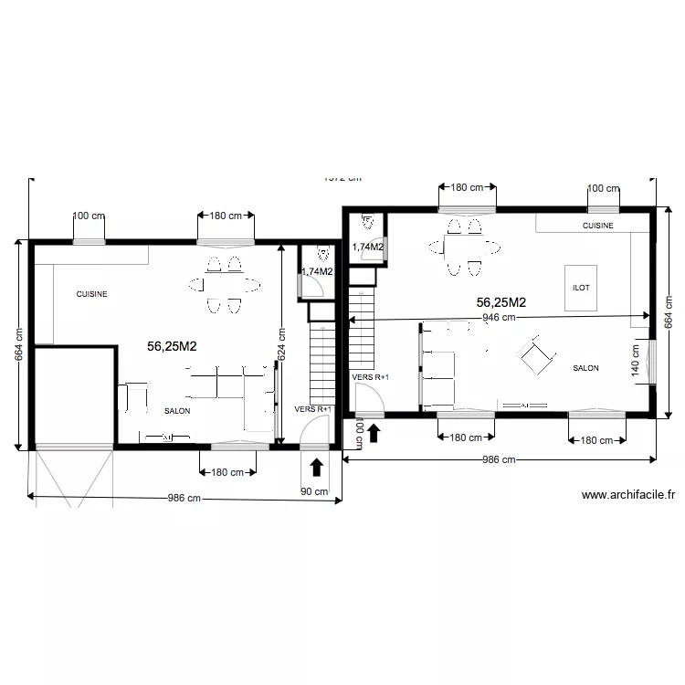 PLAN MAISON FERTE 2. Plan de 