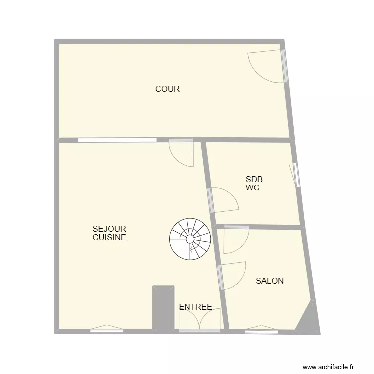 DUMAS RDC VAUVERT. Plan de 6 et 38 m² DUMAS RDC VAUVERT. Plan de 6 et 38 m²