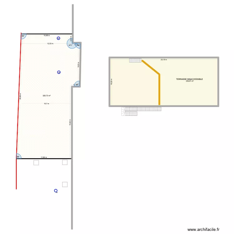zone infoltration Dumbea Mall. Plan de zone infoltration Dumbea Mall. Plan de
