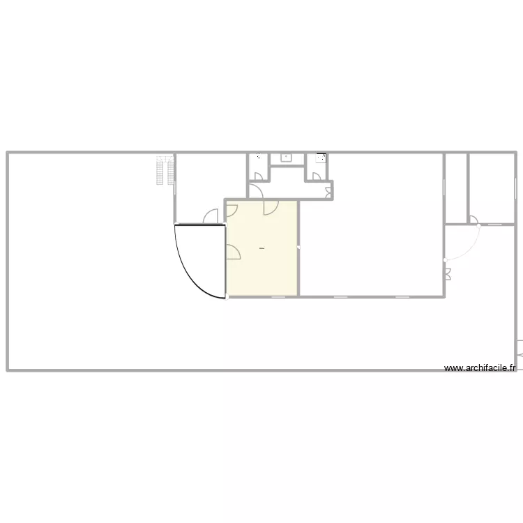 Ouled Salah. Plan de 1 Pièce et 129 m² Ouled Salah. Plan de 1 Pièce et 129 m²