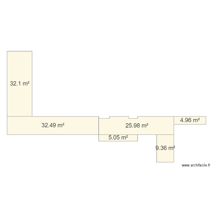 dallage. Plan de 6 pièces et 110 m2