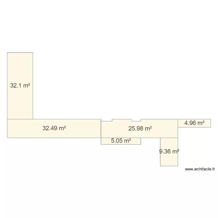 dallage. Plan de 6 pièces et 110 m²