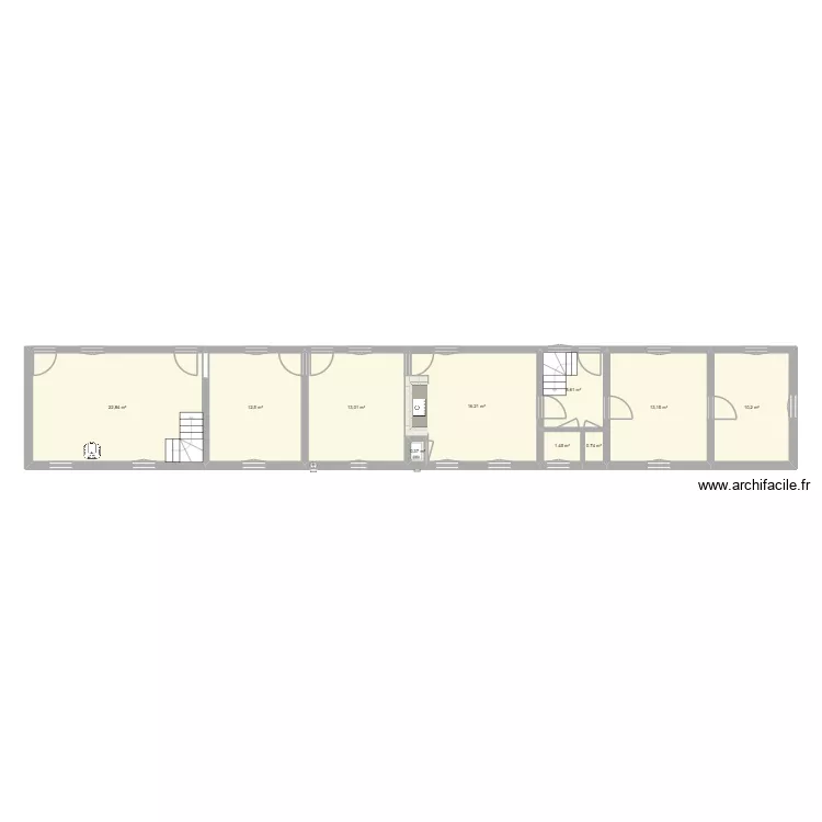 longere. Plan de 10 Pièces et 96 m² longere. Plan de 10 Pièces et 96 m²