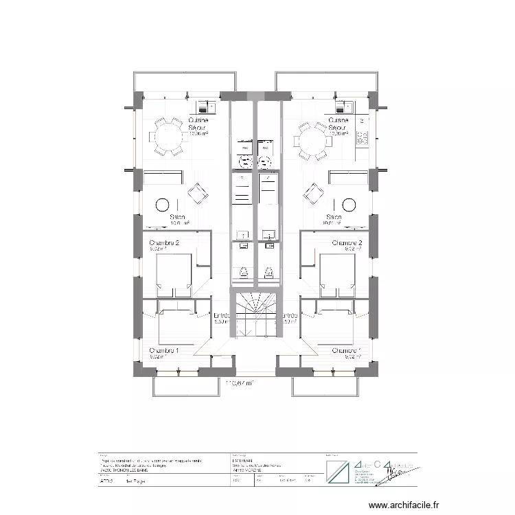 alto thonon. Plan de 