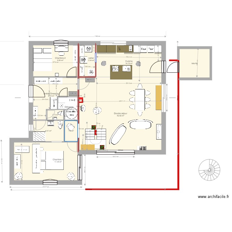 maison pluvis 8 145 m. Plan de 0 pièce et 0 m2